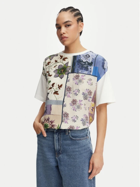 Zdjęcie produktu Weekend Max Mara T-Shirt Pampas 2615941062 Kolorowy Relaxed Fit