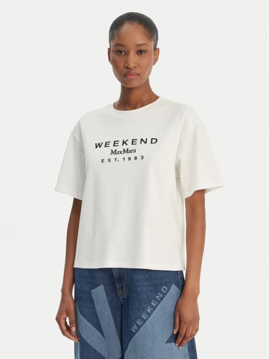 Zdjęcie produktu Weekend Max Mara T-Shirt Sabato 2615941112 Biały Regular Fit