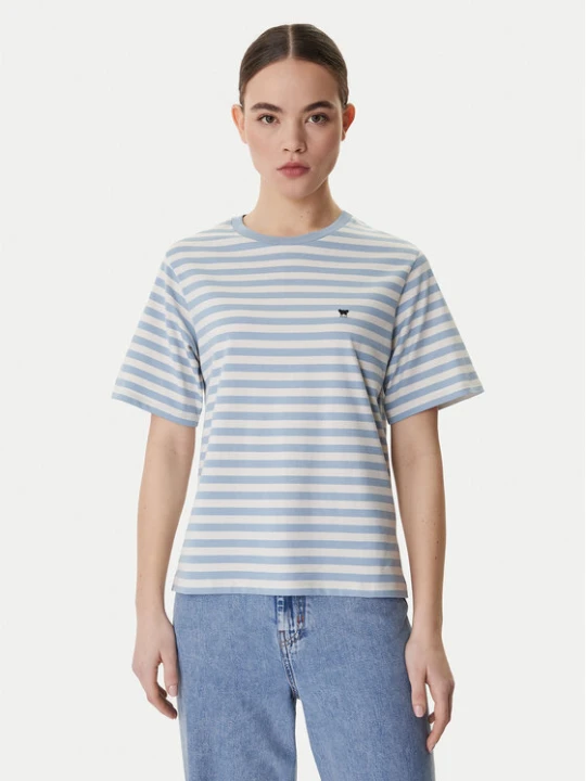 Zdjęcie produktu Weekend Max Mara T-Shirt Venaco 2615971031 Błękitny Relaxed Fit Niebieski jasny