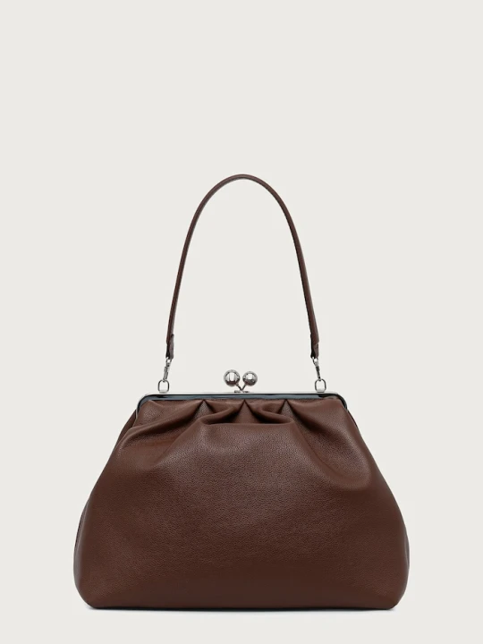 Zdjęcie produktu Weekend Max Mara torebka shopper damska skórzana WKABAMBOLA brązowy