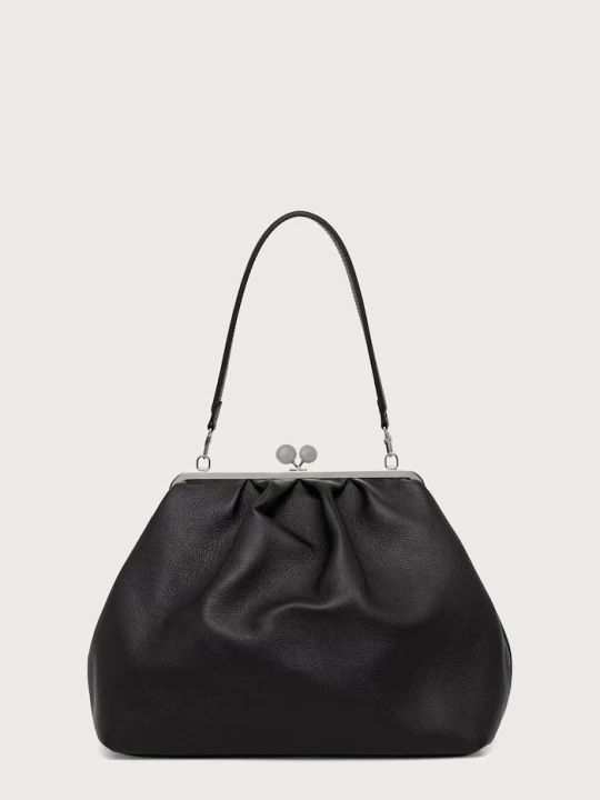 Zdjęcie produktu Weekend Max Mara torebka shopper damska skórzana WKABAMBOLA czarny