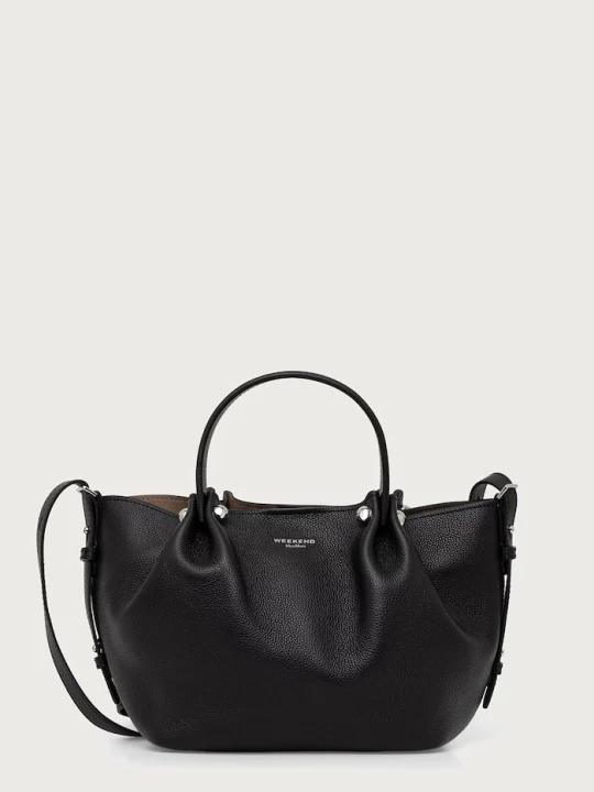 Zdjęcie produktu Weekend Max Mara torebka shopper damska skórzana WKADRITTO czarny