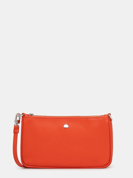 Zdjęcie produktu Weekend Max Mara torebka skórzana AENTRATA pomarańczowy
