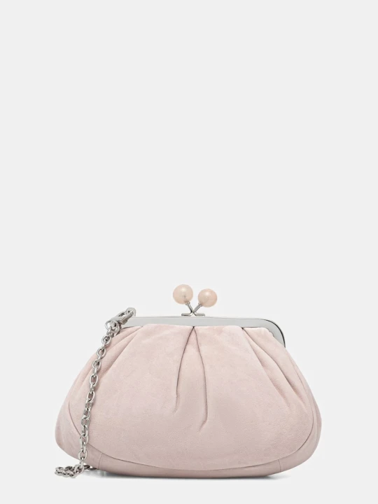 Zdjęcie produktu Weekend Max Mara torebka zamszowa AVALOIS różowy