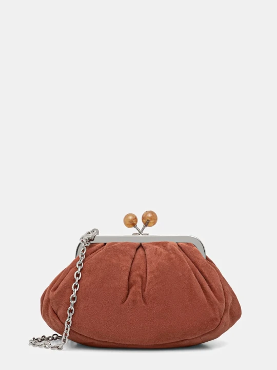 Zdjęcie produktu Weekend Max Mara torebka zamszowa AVALOIS brązowy