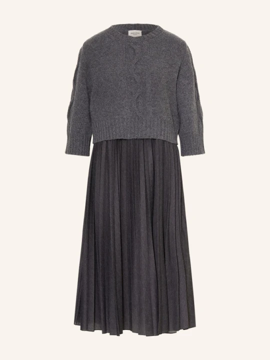 Zdjęcie produktu Weekend Max Mara Zestaw Calco: Sukienka I Sweter Z Rękawami 3 / 4 grau CZIEMNOSZARY