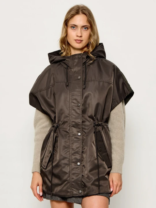 Zdjęcie produktu Weekend MaxMara Bezrękawnik Wkdorigano | Relaxed fit | z dodatkiem wełny brązowy