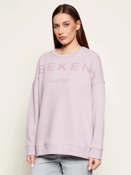 Zdjęcie produktu Weekend MaxMara Bluza WKDGOMMOSO | Oversize fit lawendowy