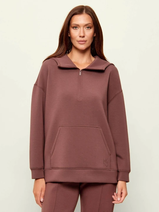 Zdjęcie produktu Weekend MaxMara Bluza WKDRADURA | Relaxed fit brązowy