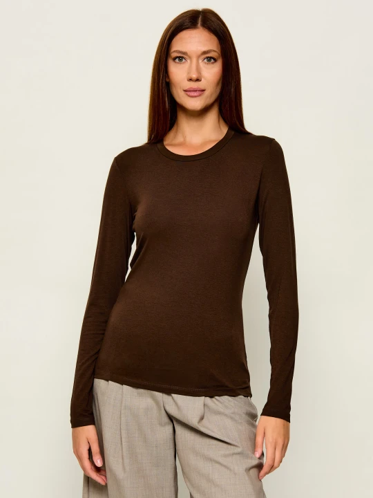 Zdjęcie produktu Weekend MaxMara Bluzka Wkdmultie | Slim Fit brązowy