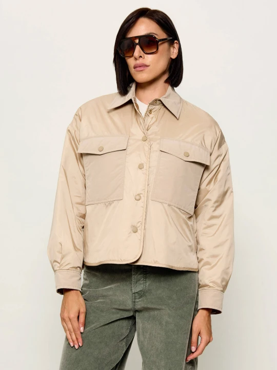 Zdjęcie produktu Weekend MaxMara Dwustronna kurtka Wkdsughero | Regular Fit | z dodatkiem wełny beżowy