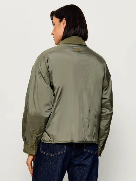 Zdjęcie produktu Weekend MaxMara Dwustronna kurtka Wkdsughero | Regular Fit | z dodatkiem wełny zielony
