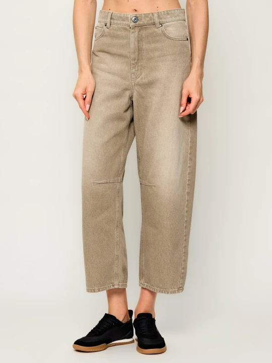 Zdjęcie produktu Weekend MaxMara Jeansy Wkdarcadia | Straight fit beżowy