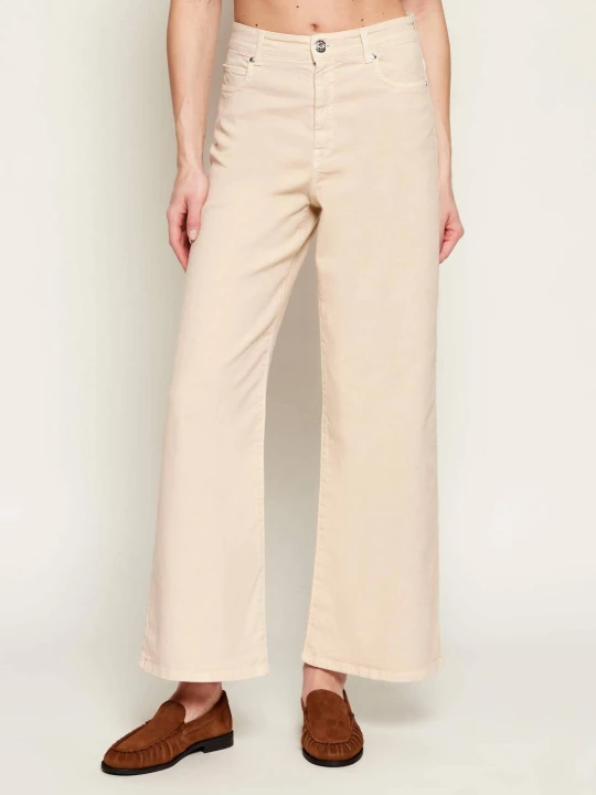 Zdjęcie produktu Weekend MaxMara Jeansy WKDMEDINA | flare fit beżowy
