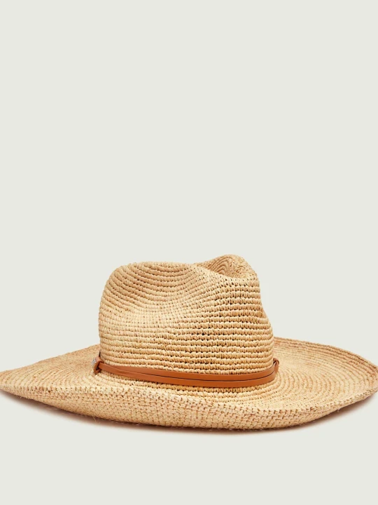 Zdjęcie produktu Weekend MaxMara Kapelusz Wkagalante | z dodatkiem skóry beżowy