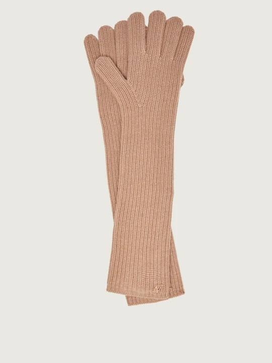 Zdjęcie produktu Weekend MaxMara Kaszmirowe rękawiczki Wkapalmi | Weekend MaxMara x Robert Rabensteiner beżowy