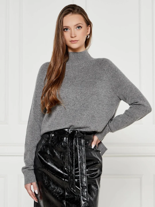 Zdjęcie produktu Weekend MaxMara Kaszmirowy golf ALCALI | Loose fit szary