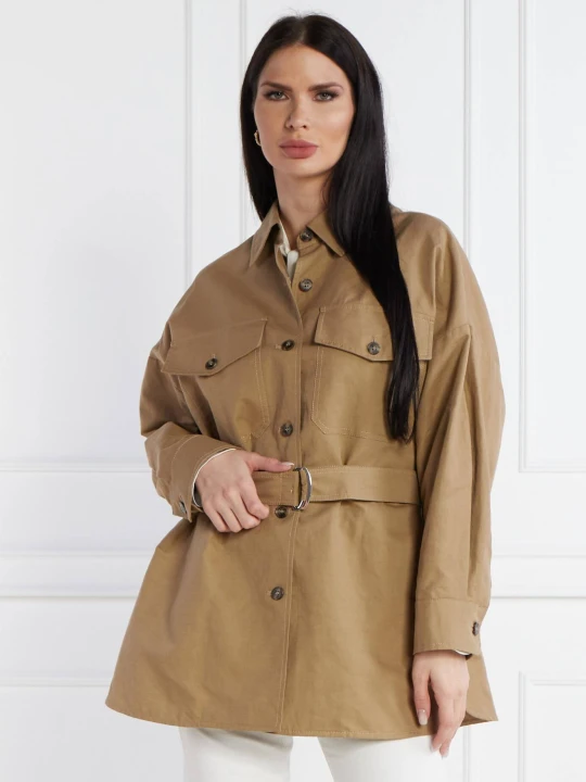 Zdjęcie produktu Weekend MaxMara Kurtka VICARIO | Relaxed fit | z dodatkiem lnu beżowy