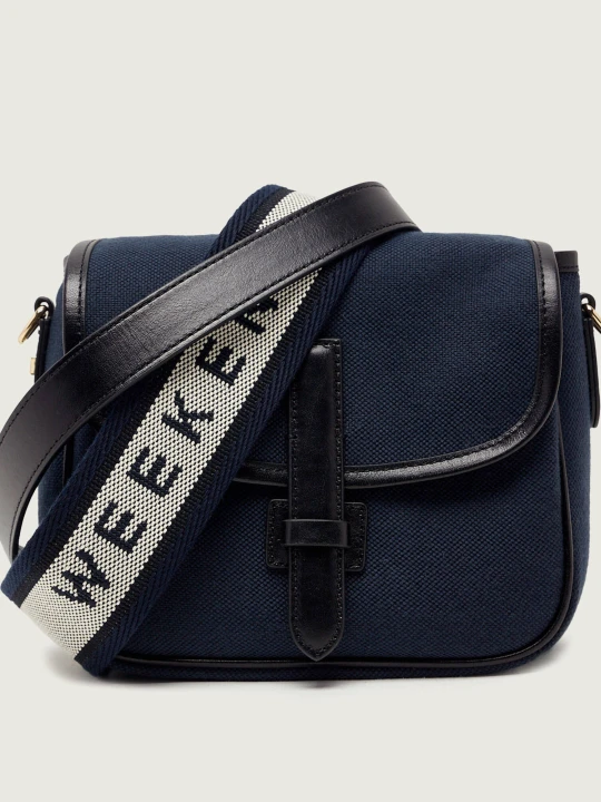 Zdjęcie produktu Weekend MaxMara Listonoszka Wkagap | z dodatkiem skóry grafitowy