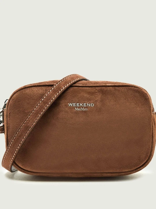 Zdjęcie produktu Weekend MaxMara Listonoszka Wkastruzzo | zamsz brązowy