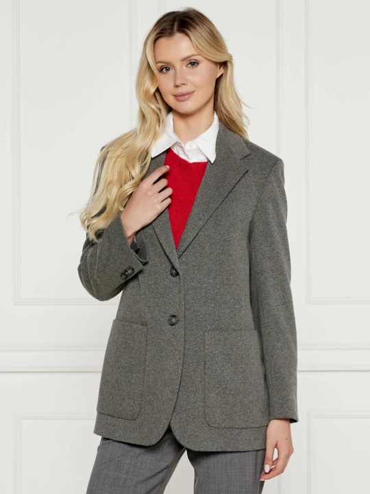 Zdjęcie produktu Weekend MaxMara Marynarka Campale | Regular Fit szary