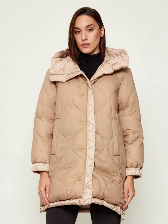 Zdjęcie produktu Weekend MaxMara Puchowa dwustronna kurtka ANFORA | Loose fit beżowy