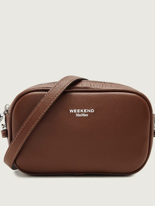 Zdjęcie produktu Weekend MaxMara Skórzana listonoszka Wkasnob brązowy