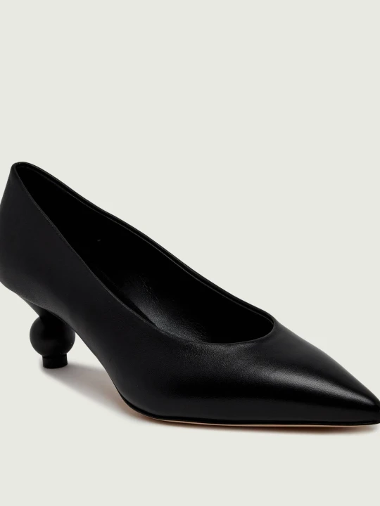 Zdjęcie produktu Weekend MaxMara Skórzane czółenka Pasticcino Renza czarny