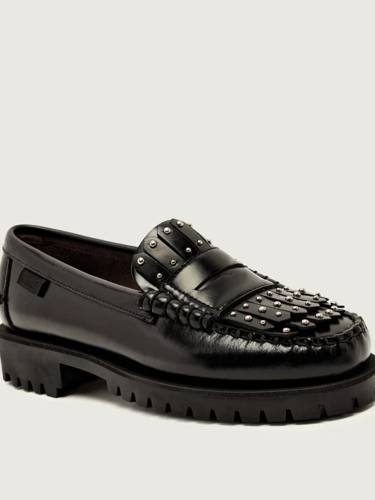 Zdjęcie produktu Weekend MaxMara Skórzane loafersy Weekendanlug czarny