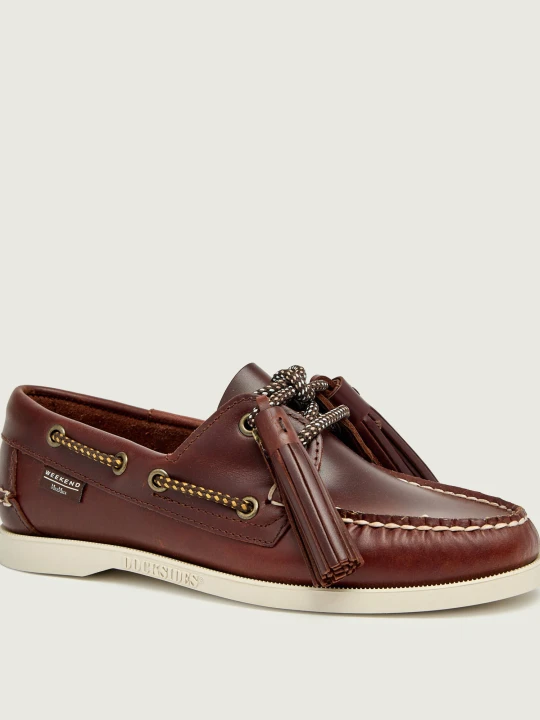Zdjęcie produktu Weekend MaxMara Skórzane loafersy WKADOCKSIDE2 brązowy