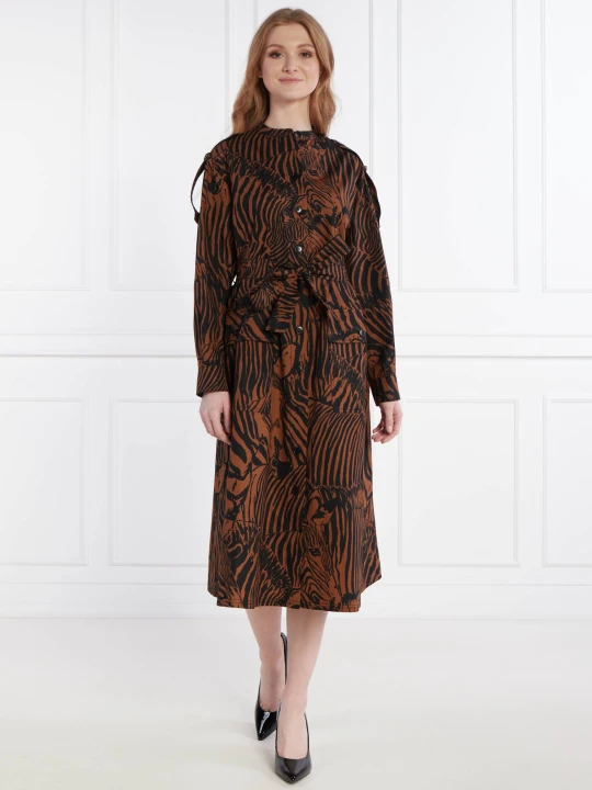 Zdjęcie produktu Weekend MaxMara Sukienka z paskiem UNIONE brązowy
