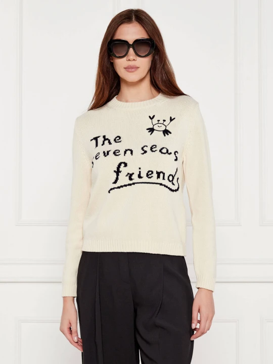 Zdjęcie produktu Weekend MaxMara Sweter NESPOLA | Regular Fit ecru