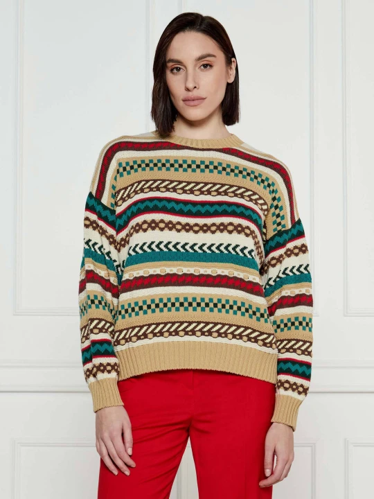 Zdjęcie produktu Weekend MaxMara Sweter NOVARA | Relaxed fit beżowy