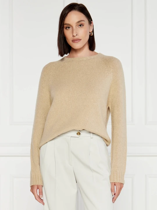 Zdjęcie produktu Weekend MaxMara Sweter | Regular Fit piaskowy