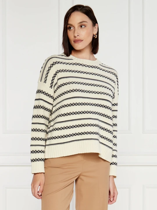 Zdjęcie produktu Weekend MaxMara Sweter | Regular Fit kremowy