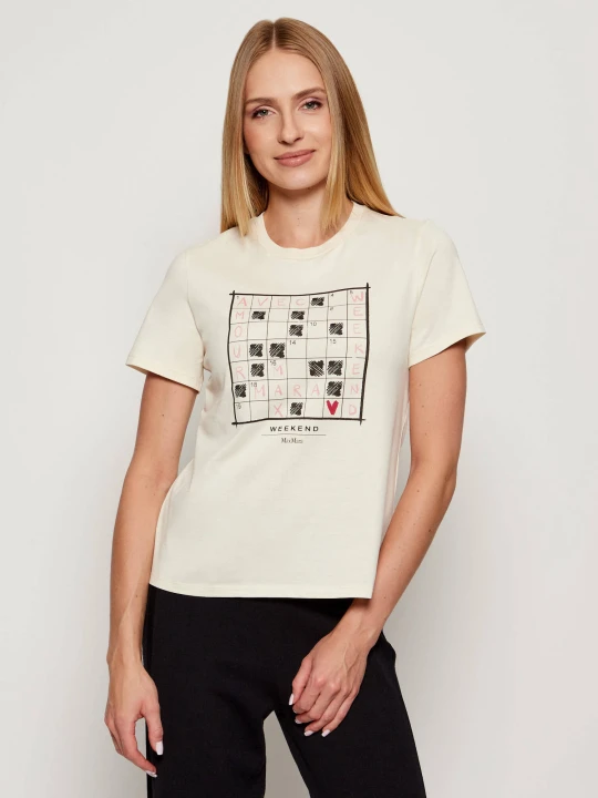 Zdjęcie produktu Weekend MaxMara T-shirt CLOWN | Regular Fit ecru