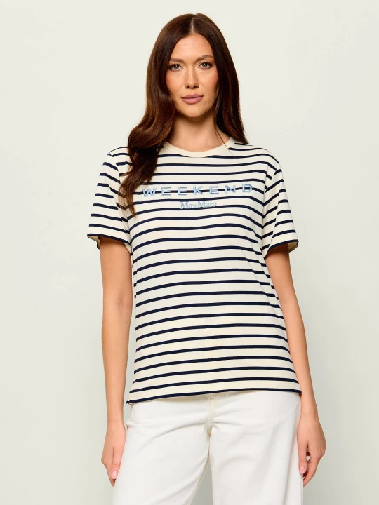 Zdjęcie produktu Weekend MaxMara T-shirt WKDBORA | Relaxed fit beżowy