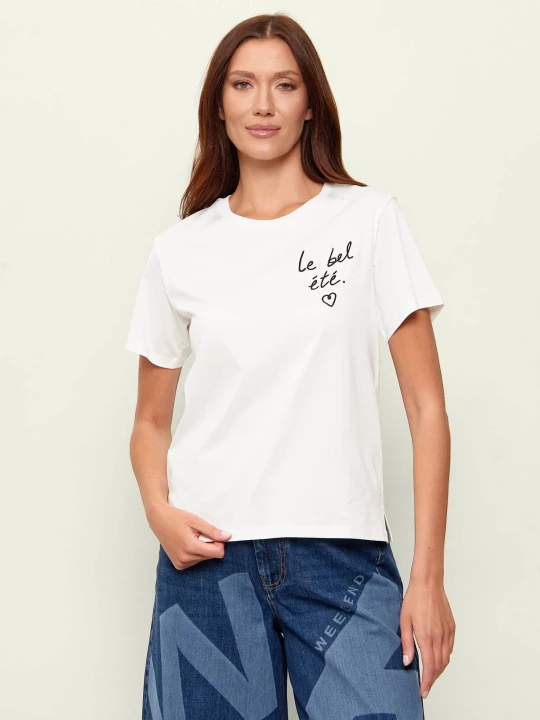 Zdjęcie produktu Weekend MaxMara T-shirt WKDBORA | Relaxed fit biały