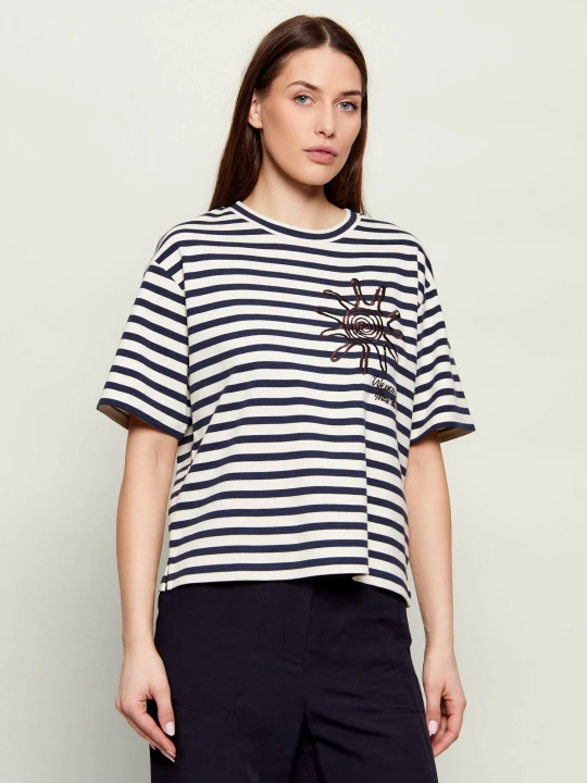 Zdjęcie produktu Weekend MaxMara T-shirt WKDSABATO | Relaxed fit granatowy