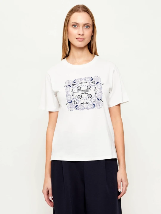 Zdjęcie produktu Weekend MaxMara T-shirt WKDWEST | Regular Fit biały
