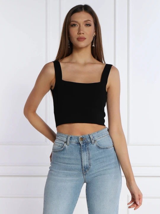 Zdjęcie produktu Weekend MaxMara Top TRESA | Cropped Fit czarny