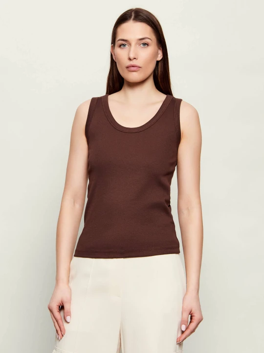 Zdjęcie produktu Weekend MaxMara Top WKDMULTIC | Slim Fit brązowy
