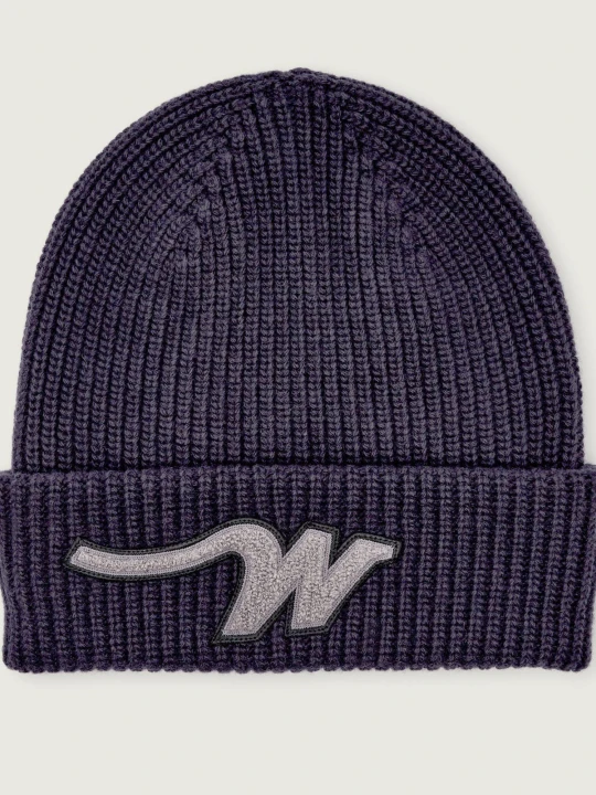 Zdjęcie produktu Weekend MaxMara Wełniana czapka ALBEN granatowy