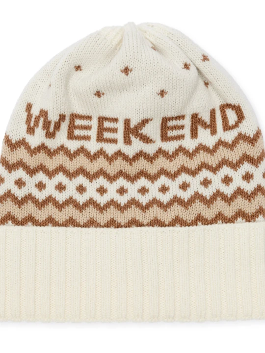 Zdjęcie produktu Weekend MaxMara Wełniana czapka ORIETTA ecru