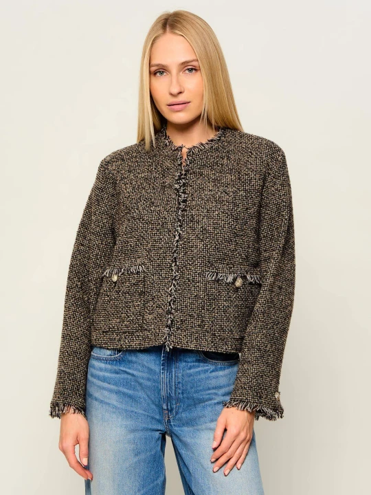Zdjęcie produktu Weekend MaxMara Wełniana kurtka Wkdvento | Loose fit brązowy