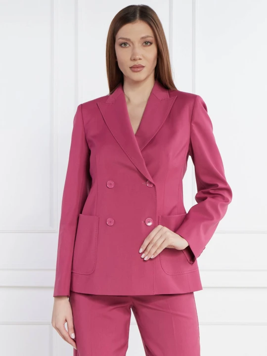 Zdjęcie produktu Weekend MaxMara Wełniana marynarka | Regular Fit fuksja