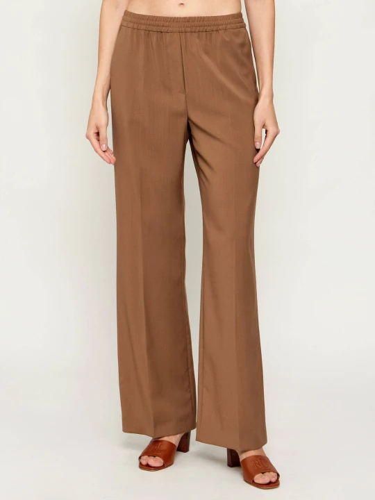 Zdjęcie produktu Weekend MaxMara Wełniane spodnie WKDMALLO | Loose fit brązowy