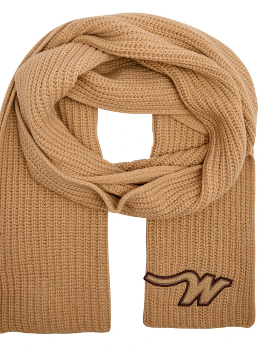 Zdjęcie produktu Weekend MaxMara Wełniany szal BARDIES beżowy