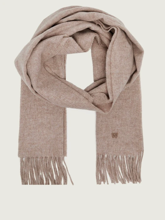 Zdjęcie produktu Weekend MaxMara Wełniany szal Wkascoglio beżowy