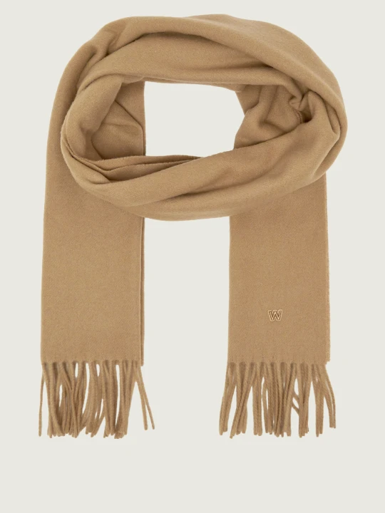 Zdjęcie produktu Weekend MaxMara Wełniany szal Wkascoglio beżowy